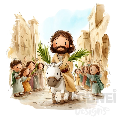 Escena del Domingo de Ramos